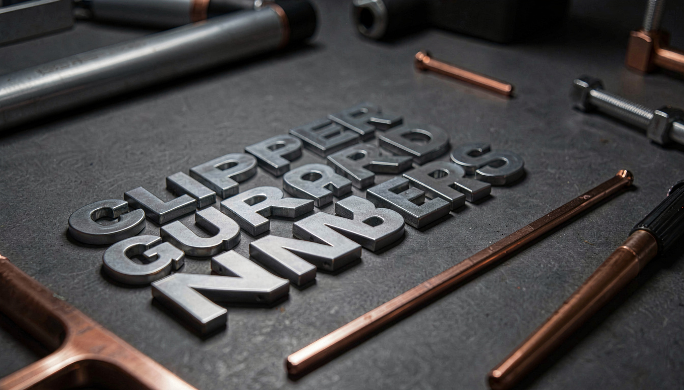 Clipper Guard Numbers Explained, close detail, soft focus background
