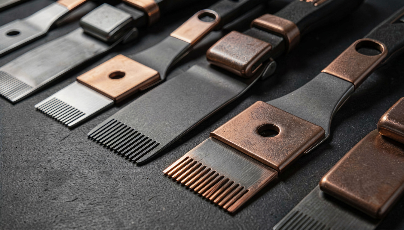 How do blade materials affect grooming tool performance