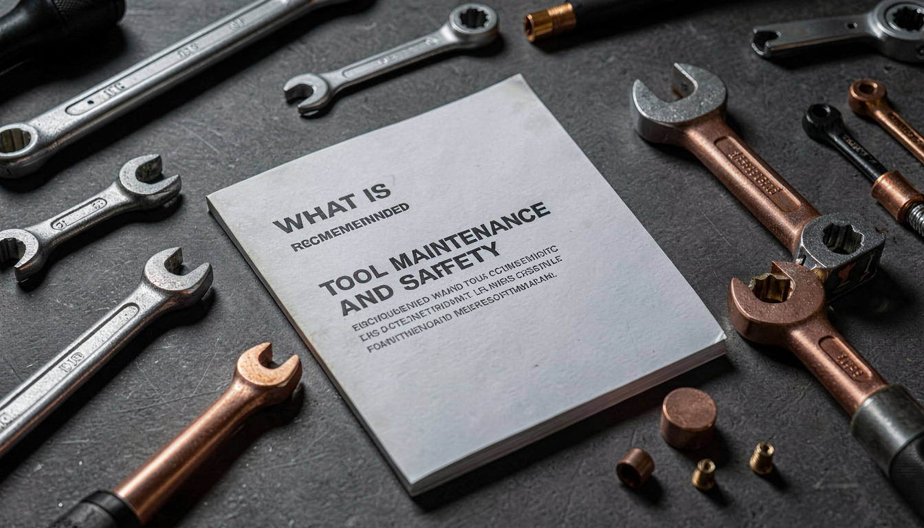What is recommended for Tool Maintenance and Safety